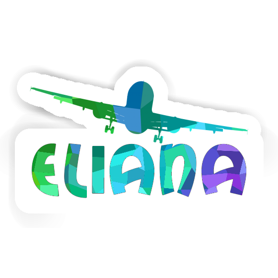 Eliana Autocollant Avion Laptop Image
