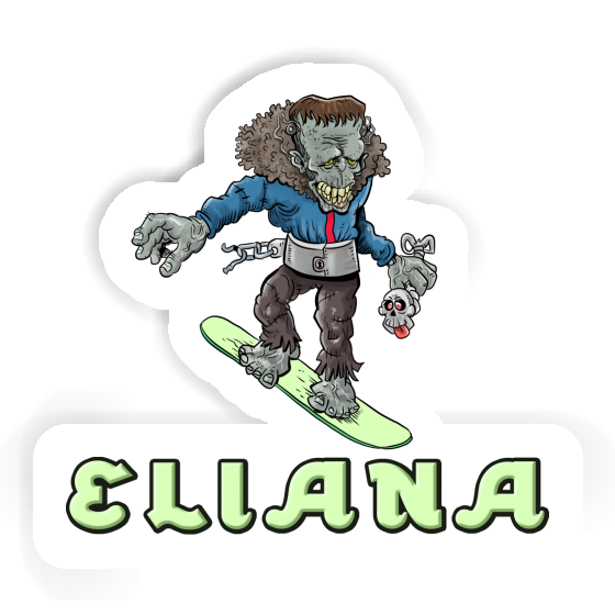 Snowboardeur Autocollant Eliana Gift package Image
