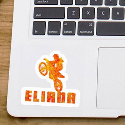 Sticker Motocross Rider Eliana Notebook Sticker Motocross Rider Eliana Gift package Image