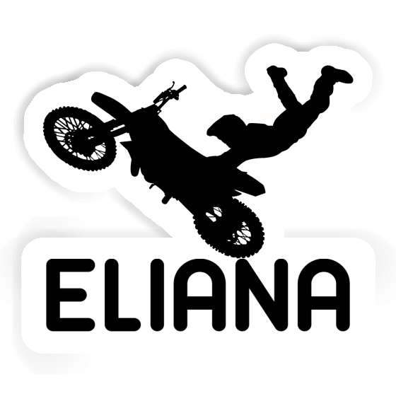 Eliana Sticker Motocross-Fahrer Laptop Image