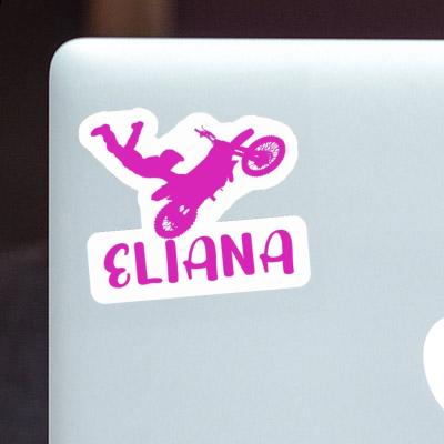 Eliana Sticker Motocross-Fahrer Notebook Eliana Sticker Motocross-Fahrer Notebook Image
