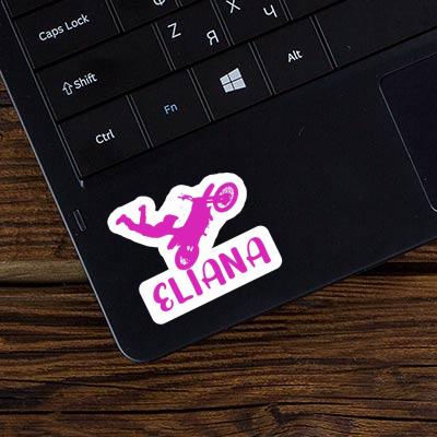 Eliana Sticker Motocross-Fahrer Notebook Eliana Sticker Motocross-Fahrer Gift package Image
