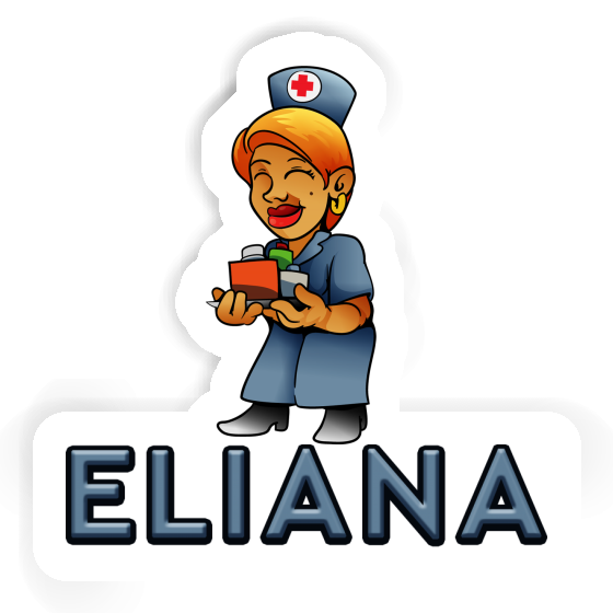 Autocollant Infirmière Eliana Notebook Image