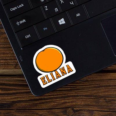 Orange Sticker Eliana Notebook Orange Sticker Eliana Gift package Image