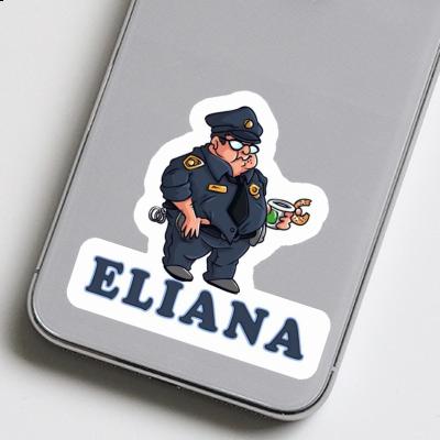 Aufkleber Polizist Eliana Laptop Aufkleber Polizist Eliana Laptop Image