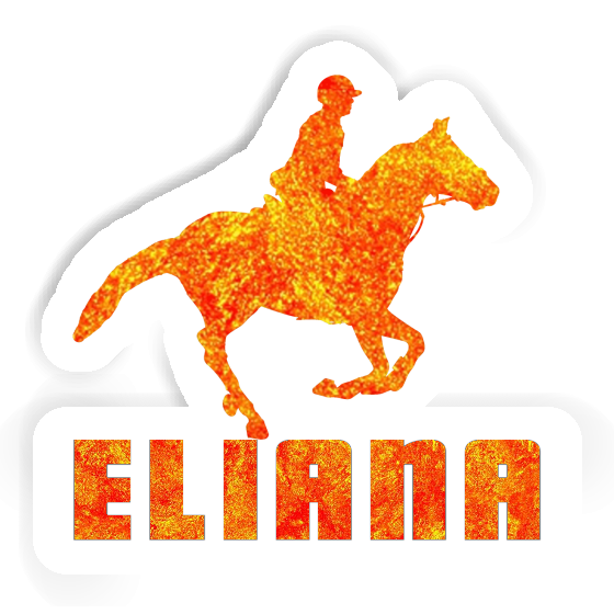 Sticker Eliana Horse Rider Notebook Image