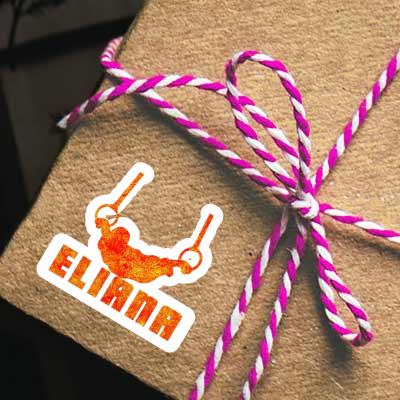 Sticker Ring gymnast Eliana Notebook Sticker Ring gymnast Eliana Notebook Image