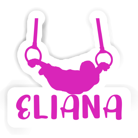 Sticker Eliana Ring gymnast Laptop Sticker Eliana Ring gymnast Laptop Image