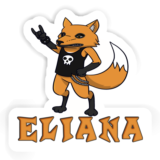 Renard Autocollant Eliana Notebook Image