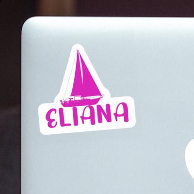 Sticker Eliana Sailboat Notebook Sticker Eliana Sailboat Notebook Image