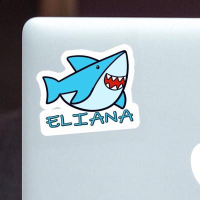 Sticker Eliana Shark Laptop Image