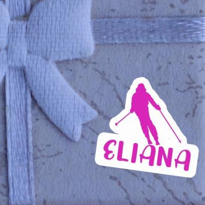 Eliana Aufkleber Skifahrerin Notebook Eliana Aufkleber Skifahrerin Notebook Image