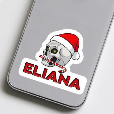Crâne de Noël Autocollant Eliana Crâne de Noël Autocollant Eliana Image