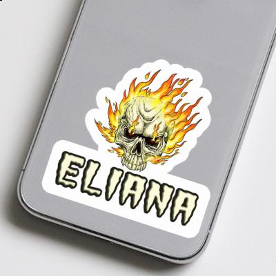 Eliana Sticker Skull Notebook Eliana Sticker Skull Gift package Image