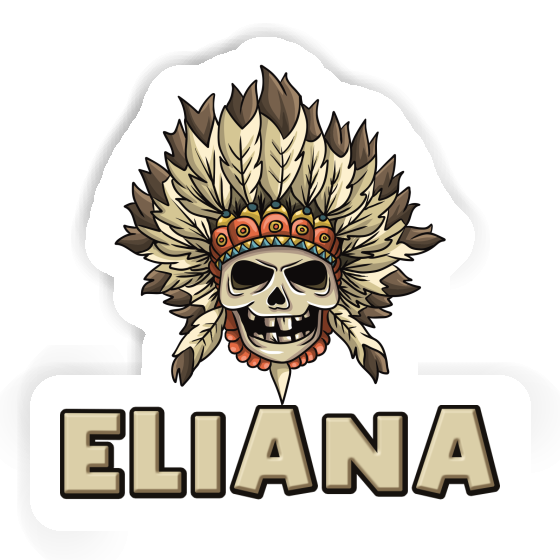 Skull Sticker Eliana Laptop Skull Sticker Eliana Laptop Image