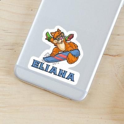 Eliana Autocollant Snowboardeuse Gift package Image