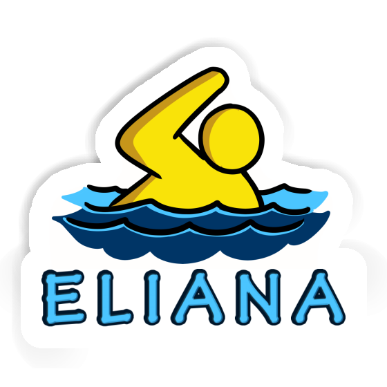 Sticker Eliana Swimmer Laptop Sticker Eliana Swimmer Laptop Image