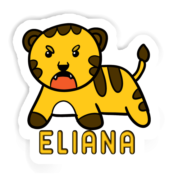 Autocollant Bébé tigre Eliana Notebook Autocollant Bébé tigre Eliana Notebook Image