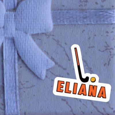 Sticker Eliana Floorball Stick Laptop Image