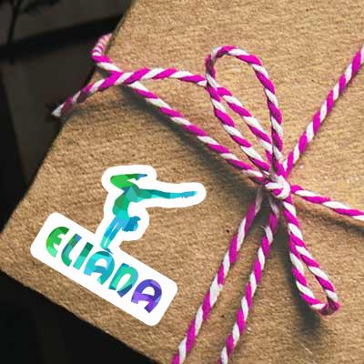 Femme de yoga Autocollant Eliana Laptop Femme de yoga Autocollant Eliana Laptop Image