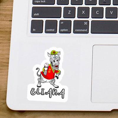 Eliana Sticker Zebra Notebook Eliana Sticker Zebra Notebook Image