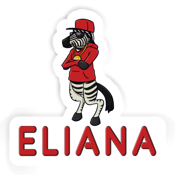 Aufkleber Eliana Zebra Notebook Aufkleber Eliana Zebra Notebook Image
