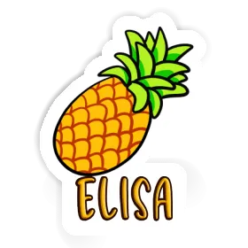 Ananas Autocollant Elisa Image