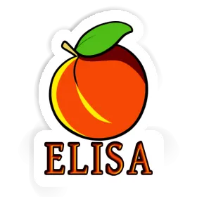 Sticker Aprikose Elisa Image