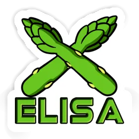 Elisa Sticker Spargel Image