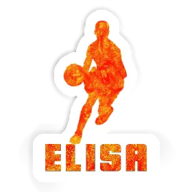 Basketballspieler Aufkleber Elisa Image