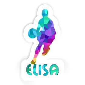 Elisa Sticker Basketballspieler Image