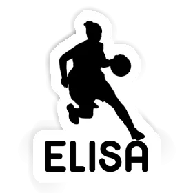 Sticker Basketball Player Elisa Image