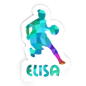 Elisa Sticker Basketballspielerin Image