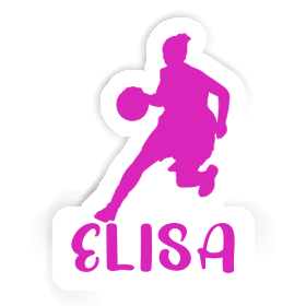 Sticker Elisa Basketballspielerin Image