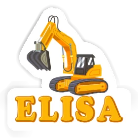 Sticker Excavator Elisa Image