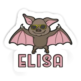 Elisa Autocollant Chauve-souris Image