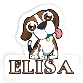 Sticker Beagle Elisa Image