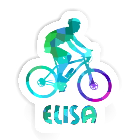 Elisa Sticker Biker Image