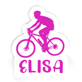 Elisa Sticker Biker Image