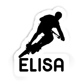 Biker Sticker Elisa Image