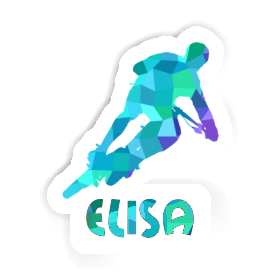 Elisa Sticker Biker Image