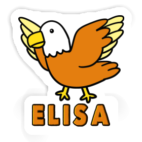 Elisa Autocollant Oiseau Image