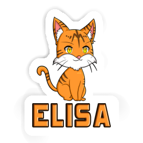 Katze Aufkleber Elisa Image