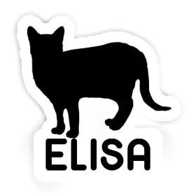 Sticker Elisa Cat Image