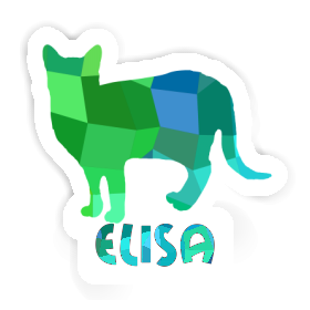 Sticker Elisa Cat Image