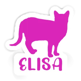 Sticker Elisa Cat Image