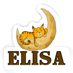 Chat Autocollant Elisa Image