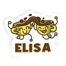 Sticker Coffee Elisa Image