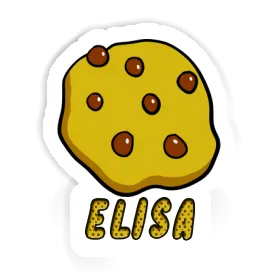 Elisa Autocollant Biscuit Image