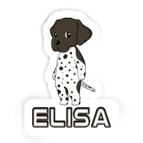 Elisa Sticker Deutsch Kurzhaar Image